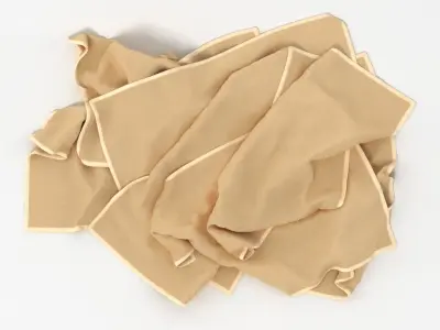 Towel Pile 1 3D model