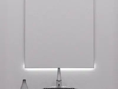 Illuminated Mirror 32 3D model