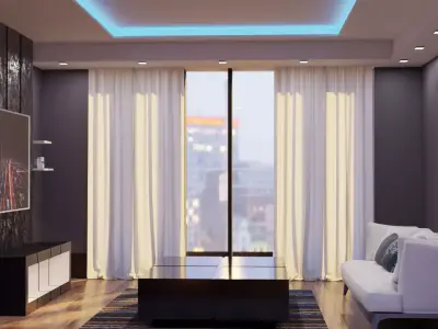 3D LIVING ROOM RENDER  3D model