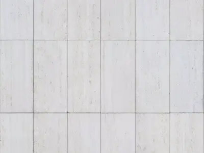 Seamless White Travertine Tile  Texture