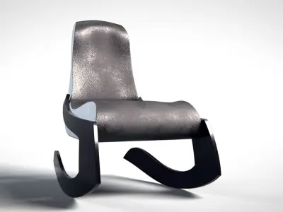 Chair Unit 1000 PBR Low-poly 3D model