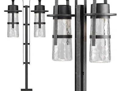 Balthus outdoor dual light  3D model