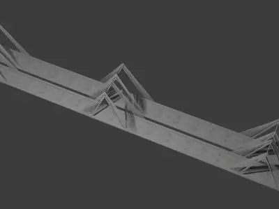 Worli SeaLink Bridge 3D model