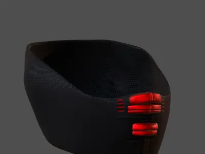 Gas mask helmet 3d model scifi Low-poly  Low-poly 3D model 135