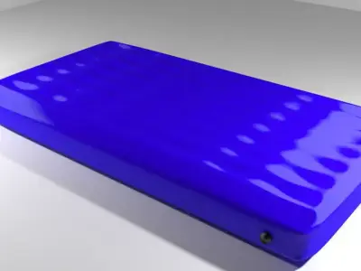 Bed - Airbed 3D model