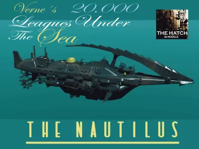 NAUTILUS spaceship 3D model