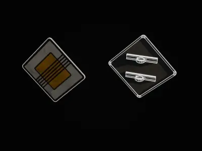 Czech road signs pack - Misc 1 Low-poly 3D model