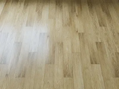 Quartz-vinyl tile of Alpine Floor Ultra ECO5-4 Vanilla Oak 3D model