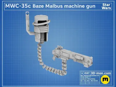 MWC-35 Baze Malbus prop 3D print model