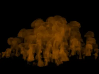 Rising Wispy Smoke VDB 3D model