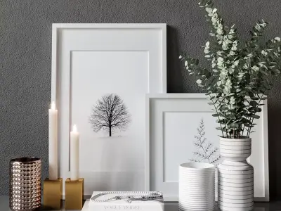 Decorative set interior 07 3D model