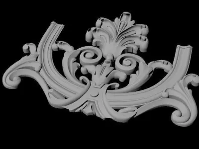 dekor ornament 3D model 122