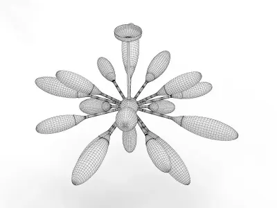 Cordoba Chandelier 52 Inch Ceiling Light 3D model
