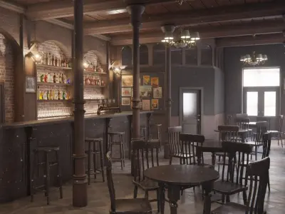  British Pub Interior 
