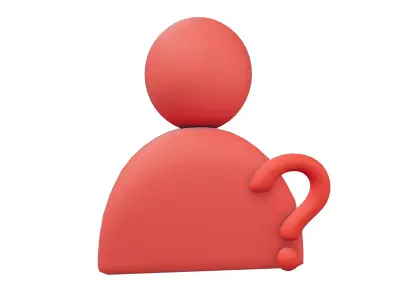 Cant Find User Icon v1 002 Low-poly 3D model