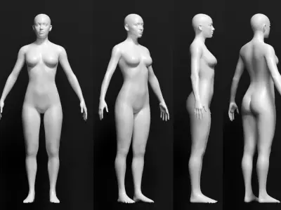 Tattoo Artist Body Pack 3D model