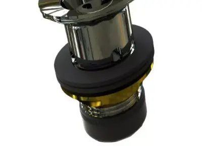 Water Tap Basin Waist 3D model