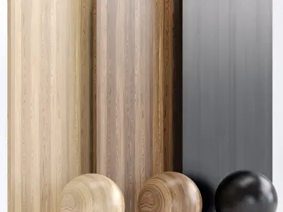 Wood 17 with 3 materials Texture