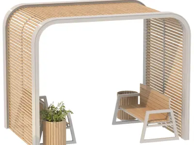 Urban Furniture 09 3D model