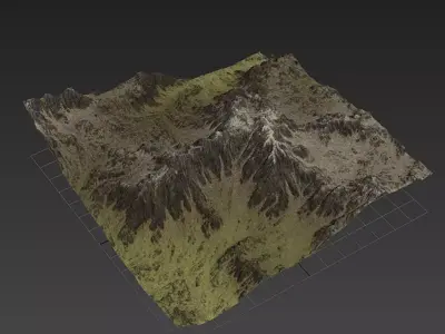 Mountains n36a 3D model