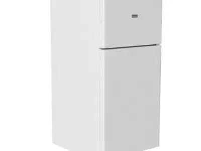 Hotpoint Handle Top Freezer Refrigerator 3D model
