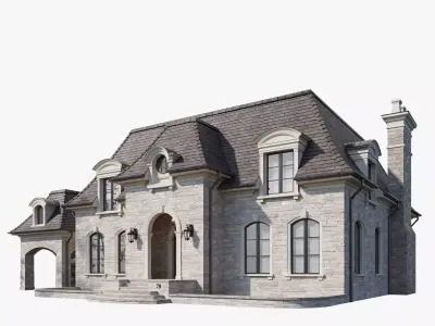 Classic house 5 3D model