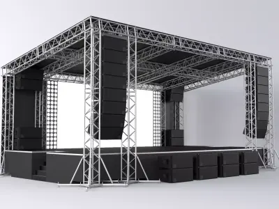 Concert Stage 06 3D model