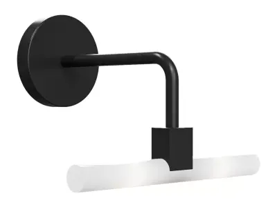 Wall Light TUBE BULB by Cables 30 Transparent 3D model
