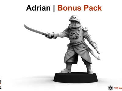 Valour Korps - Lieutenant Hans 3D print model