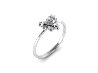 Jewelry Diamond Light Ring 12 3D print model