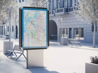 Information board 3D model