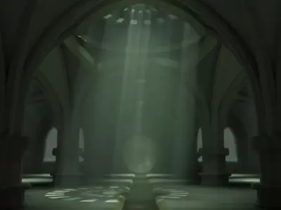 Gothic Underground Environment   3D model