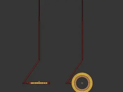 A beam 3D model
