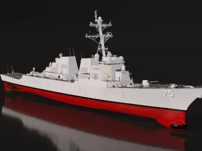  Destroyer Warship Donald Cook DDG-75 
