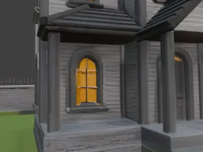 Haunted House 3d Model 3D model