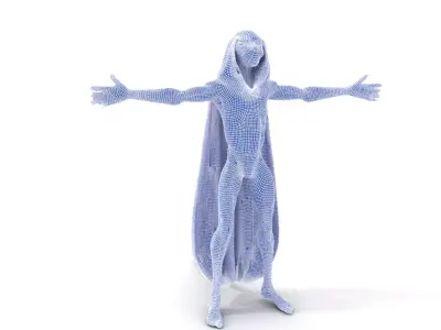 Alien Majestic Cloak model pack Low-poly 3D model