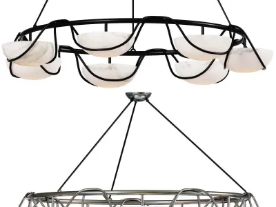 Atelier De Troupe Selene Ceiling Light 3D model