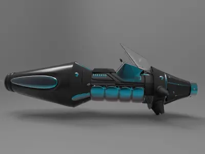 Futuristic Vehicle Light-Boost 3D model