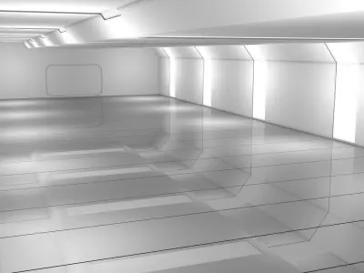 Sci Fi Warehouse 3D model