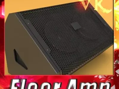 Stage Amp High Detail 3D model