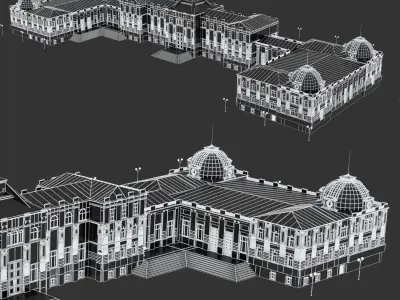 Old central building  3D model