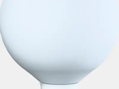 TRADFRI LED bulb E27 470 lumen Low-poly 3D model