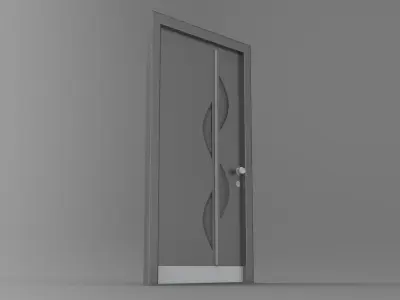 Groovy Door 3D model