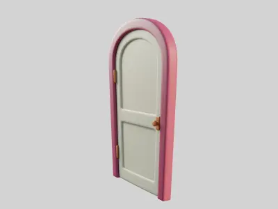 Cartoon Door 8b 3D model