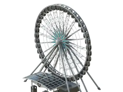 Sky Wheel  Low-poly 3D model