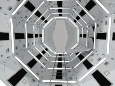 2001 A SpaceCorridor Free 3D model