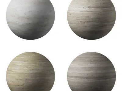 Travertine Porcelain tiles - set 02 Texture