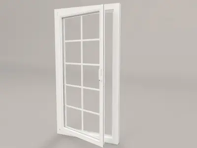 Realistic Windows window 3D model