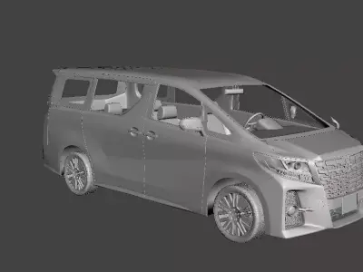 Toyota Alphard Mk3 2015 3D print model