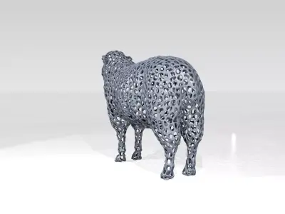 Sheep Voronoi 3D model